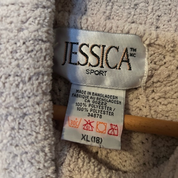 Jessica Cream Chenille Cowl Neck Sweater Size 18 - Picture 4 of 9